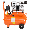 Compresor de aer cu piston BISONTE SC012-025 fara ulei debit 168 l/min presiune 8 bar 230V motor 1,2 CP