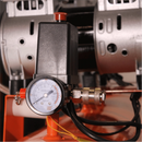 Compresor de aer cu piston BISONTE SC024-100 fara ulei debit 336 l/min presiune 8 bar 230V motor 1,2 CP