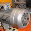 Compresor de aer cu piston BISONTE SW102-170 cu ulei debit 1179 l/min presiune 8 bar 400V motor 10 CP