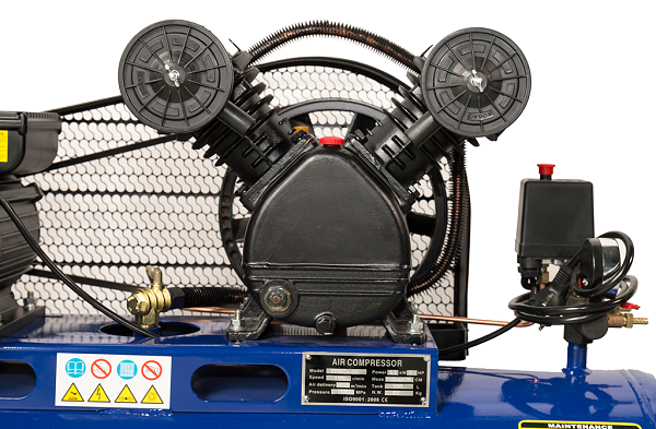 Compresor DKD XYBM100AT putere 2.2 kW debit 168 L/min presiune 12 bari rezervor 100L