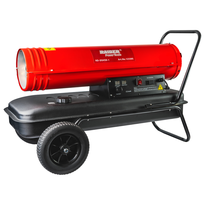 Tun de caldura Raider RD-DSH50-1 Diesel putere 50 kW debit 800 mch