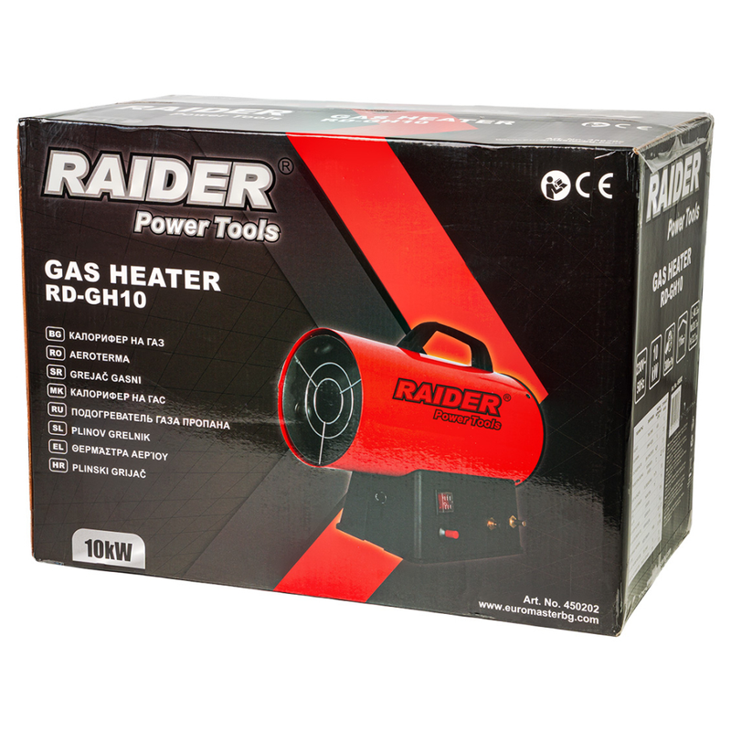 Tun de caldura Raider RD-GH10 GPL putere 10 kW debit 300 mch