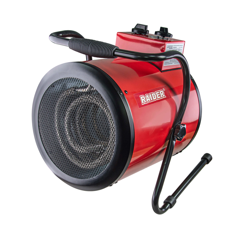 Aeroterma electrica Raider RD-EFH11 putere 5kW / 230V debit 150 mc/h