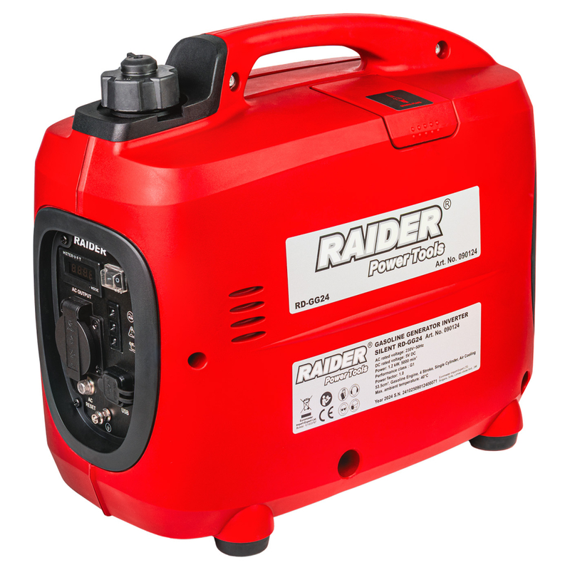Generator de curent tip inverter Raider RD-GG24 putere 1.2 kW benzina