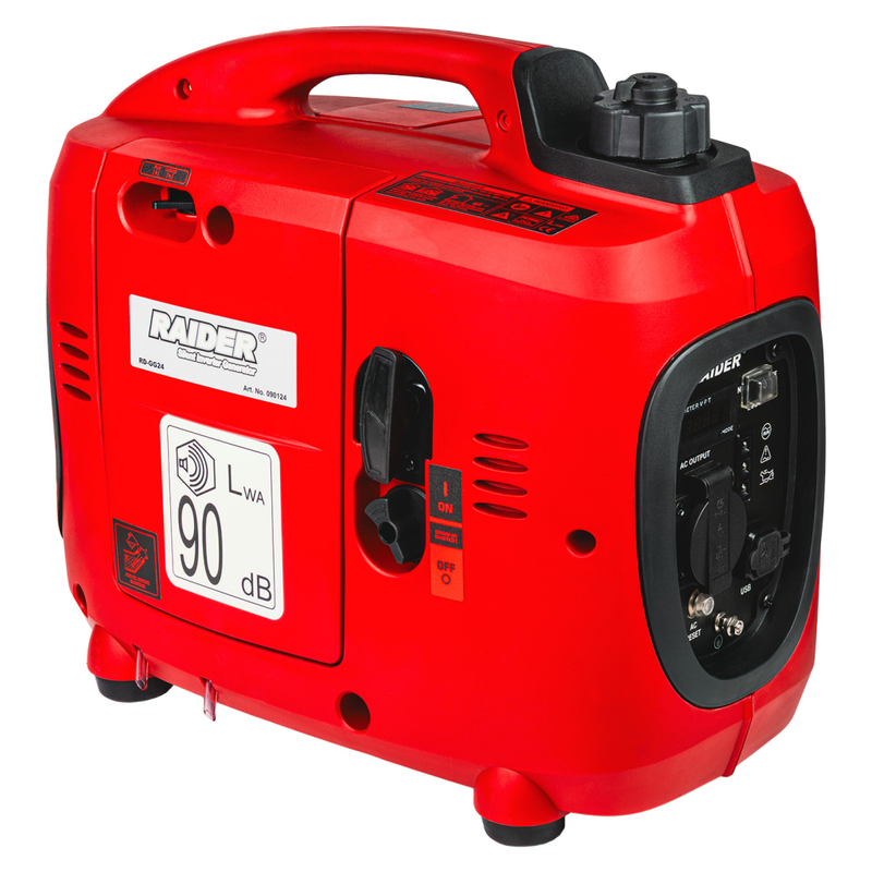 Generator de curent tip inverter Raider RD-GG24 putere 1.2 kW benzina