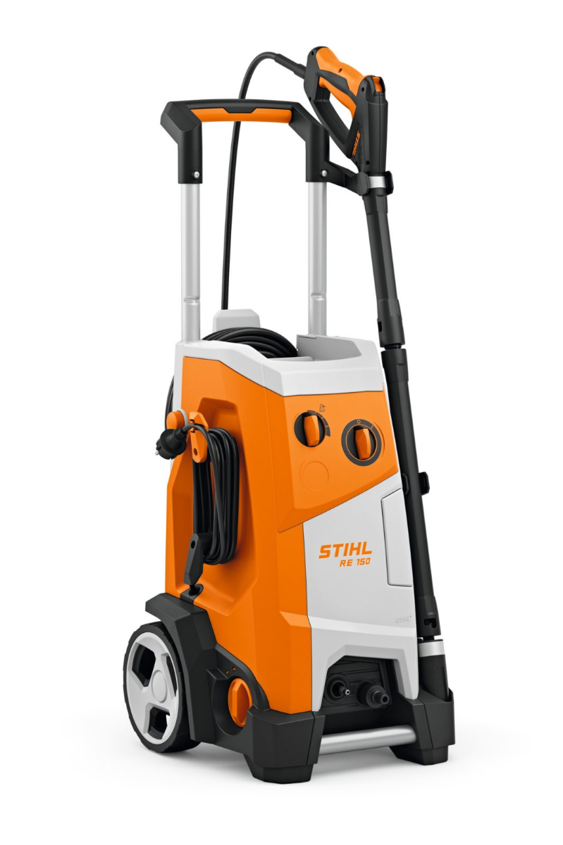 Spalator cu inalta presiune electric STIHL RE 150 putere 2.9 kW presiune 180 bar debit maxim 610 l/h furtun 9 m cablu 5 m