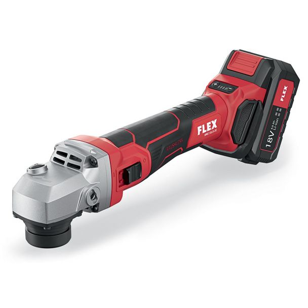 Masina de slefuit cu banda Flex BME 18.0-EC/5.0 Set 504505 cu 2 acumulatori 18 V/5.0Ah, incarcator