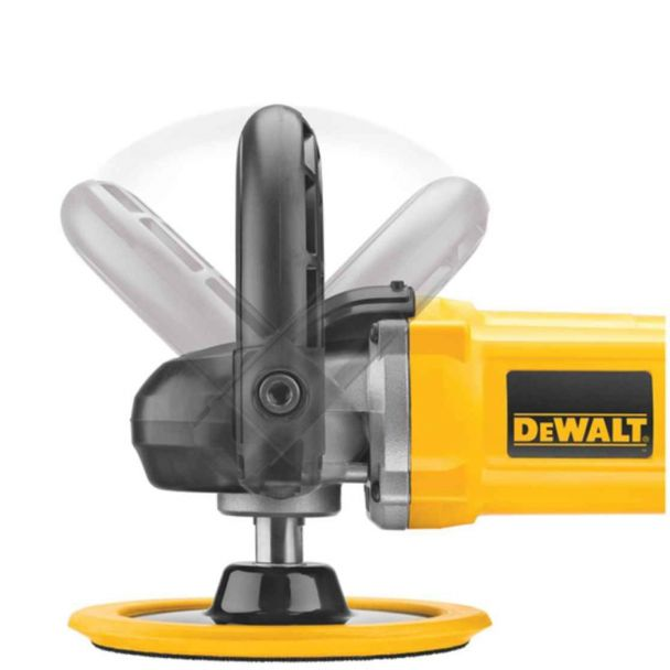 Masina de polisat DeWalt DWP849X 1250 W 180 mm pad velcro husa lana