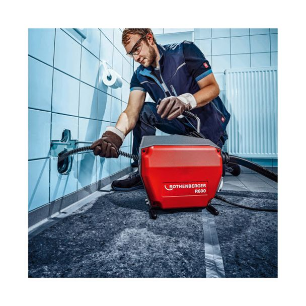 Masina electrica pentru desfundat tevi Rothenberger R 600 690 W Ø 20 - 150 mm max 60 m