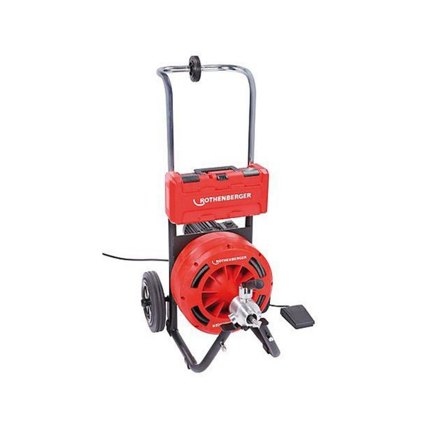 Masina cu tambur pentru desfundarea scurgerilor Rothenberger 1000001712 RODRUM M 620W, 70-250 mm 16 spirale