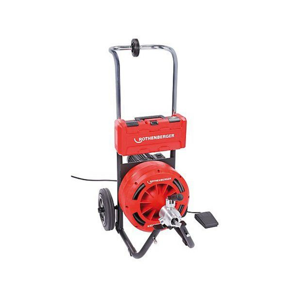 Masina cu tambur pentru desfundarea scurgerilor Rothenberger 1000001712 RODRUM M 620W, 70-250 mm 16 spirale