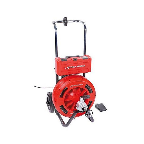 Masina cu tambur pentru desfundarea scurgerilor Rothenberger 1000001714 RODRUM L 620 W, 70-250 mm 20 spirale