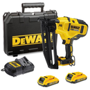 Ciocan de batut cuie Dewalt DCN660D2 cu 2 acumulatori Li-Ion 18 V/2 Ah XR cuie 1.6 / 32-63 mm