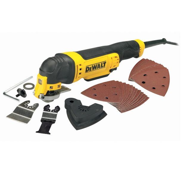 Masina multifunctionala electrica Dewalt DWE315 300 W cu accesorii