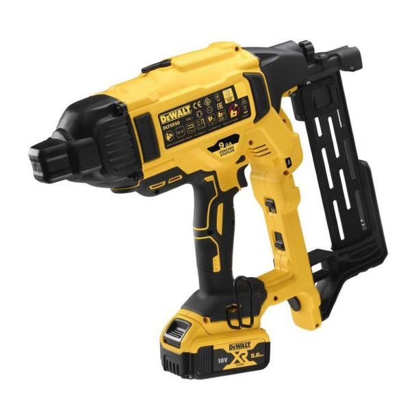 Capsator Dewalt DCFS950P2 capse 9Ga 4 x 40/45/50 mm magazie 35 capse cu 2 acumulatori XR 18V / 5.0 Ah in cutie Toughsystem