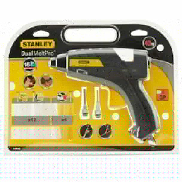 Pistol electric pentru lipit Stanley 6-GR100 cu batoane de silicon putere 55 W