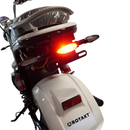 Scuter electric Rotakt Cruiser putere 1500W viteza 25 km/h autonomie 66 km 2 locuri fara permis-Negru