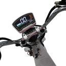 Scuter electric Rotakt Cruiser putere 1500W viteza 25 km/h autonomie 66 km 2 locuri fara permis-Rosu inchis