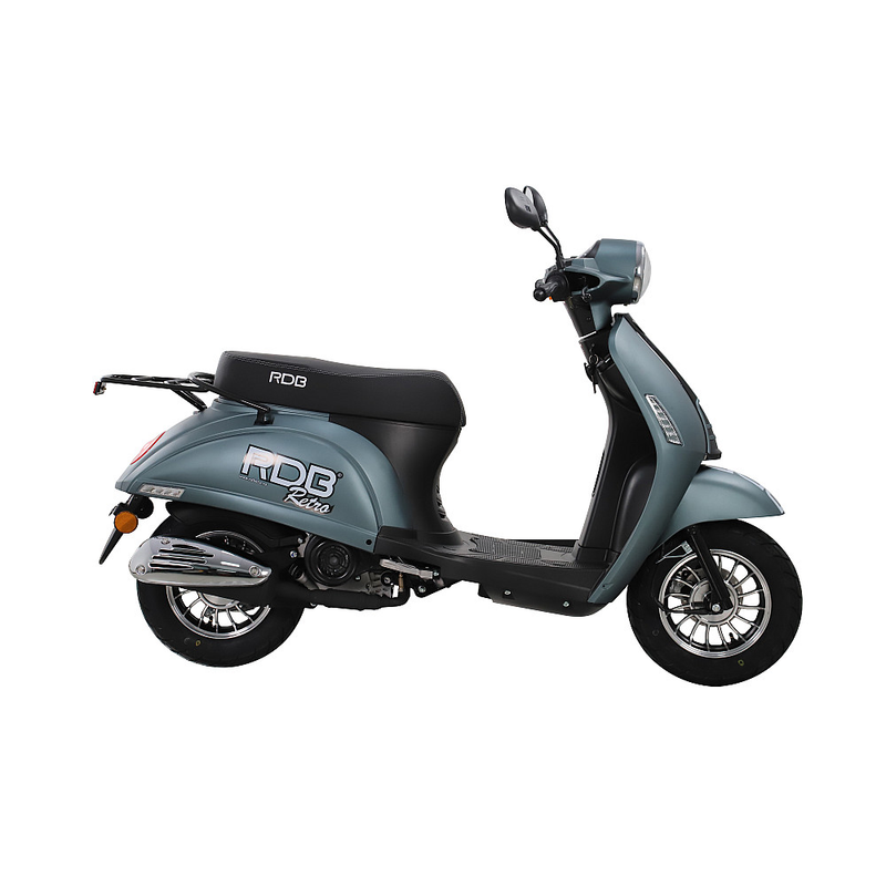 Scuter benzina RDB RETRO putere 2000W viteza 25 km/h motor 4T 55cc fara permis-Verde