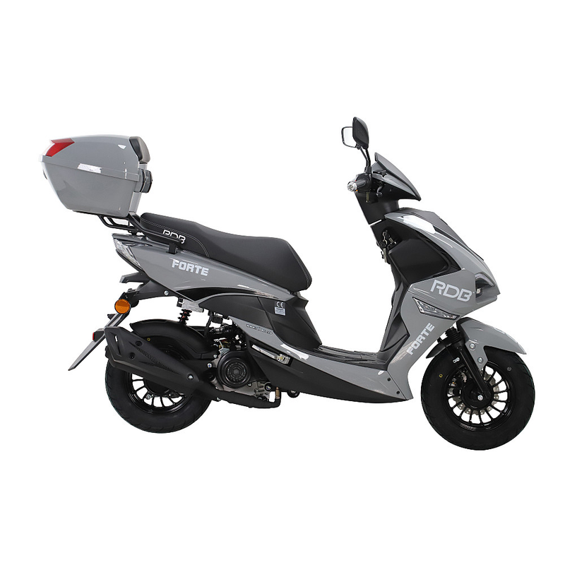 Scuter benzina RDB FORTE viteza 25 km/h motor 4T 50cc fara permis-Gri