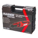 Set mini polizor drept Raider RD-CMG16 8V 2Ah 127 accesorii cutie