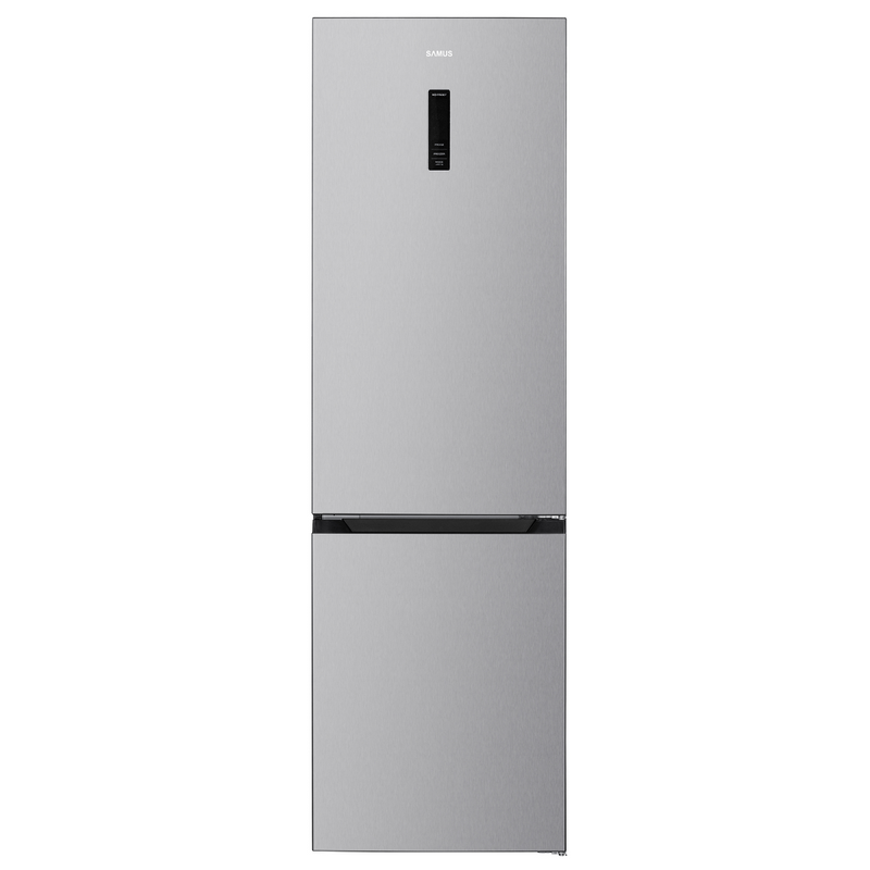 Combine frigorifice Samus SCX526NFC 377 l Full No Frost Afisaj electronic LED Clasa energetica C Termostat electronic reglabil Compartiment convertibil H 200.5 cm Inox/laterale argintii