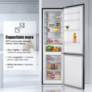 Combine frigorifice Samus SCX526NFC 377 l Full No Frost Afisaj electronic LED Clasa energetica C Termostat electronic reglabil Compartiment convertibil H 200.5 cm Inox/laterale argintii
