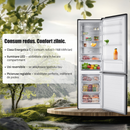 Combine frigorifice Samus SCX526NFC 377 l Full No Frost Afisaj electronic LED Clasa energetica C Termostat electronic reglabil Compartiment convertibil H 200.5 cm Inox/laterale argintii