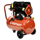Compresor Aer Cu 2 Cilindrii Fara ulei Rotakt ROCP-S24 Putere 1.5CP/1.1kW Presiune 8 bar Debit 160l/min Capacitate 24l