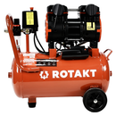 Compresor Aer Cu 2 Cilindrii Fara ulei Rotakt ROCP-S24 Putere 1.5CP/1.1kW Presiune 8 bar Debit 160l/min Capacitate 24l