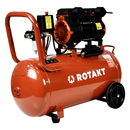 Compresor Aer Cu 2 Cilindrii Fara ulei Rotakt ROCP-S50 Putere 2.0CP/1.5kW Presiune 8 bar Debit 220l/min Capacitate 50l