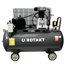 Compresor Cu 2 Pistoane Rotakt ROCP‑S200 Putere 4 kW 400V Presiune 10 bar Debit 460 l/min Capacitate 200l