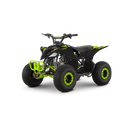 ATV pentru copii RDB-AZ110 benzina pornire electrica viteza 45 km/h 110cc 4T roti 16x8-7-Negru/Verde