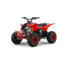 ATV pentru copii RDB-AZ110 benzina pornire electrica viteza 45 km/h 110cc 4T roti 16x8-7-Negru/Verde