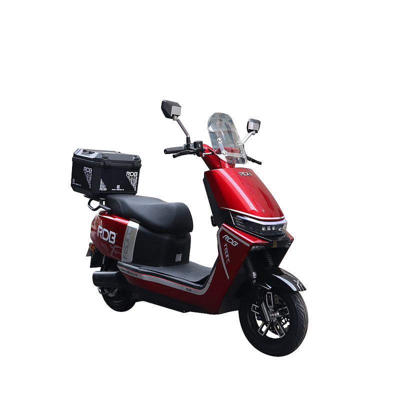 Scuter electric RDB INSPIRE putere 2000W viteza 25 km/h autonomie 85 km fara permis-Rosu