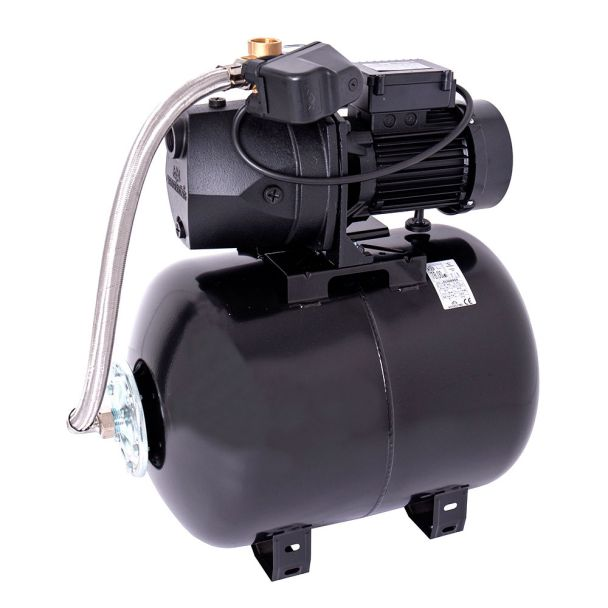 Hidrofor cu pompa autoamorsanta Wasserkonig HWK1200-5.1/50H fonta putere 1200 W 9 m debit 4680 l/h inaltime refulare 51 m vas de expansiune 50 litri