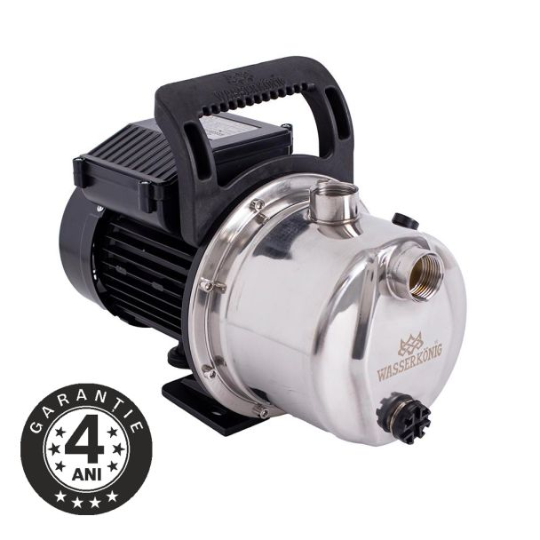 Pompa autoamorsanta de gradina Wasserkonig ISGR5270 inox putere 1200 W debit 4200 l/h inaltime refulare 52 m