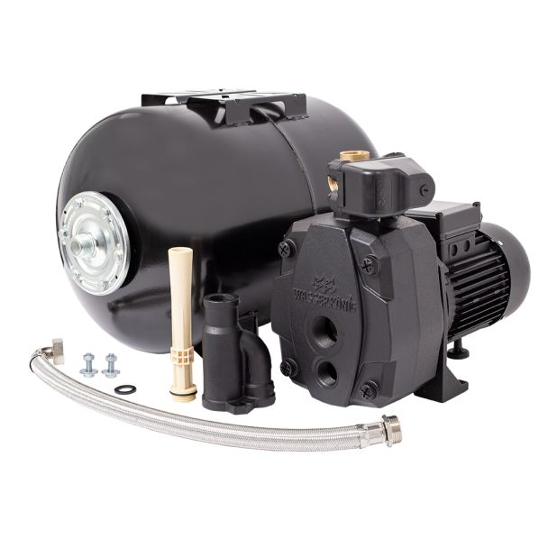 Hidrofor cu pompa de mare adancime Wasserkonig FA684850 putere 1500 W debit 2880 l/h inaltime refulare 68 m aspiratie 40 m vas de expansiune 50 litri