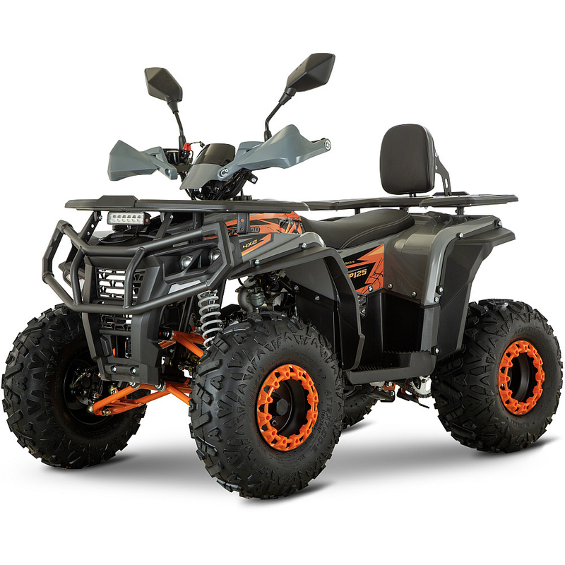 ATV de copii RDB AFP125 off-road benzina motor 4 Timpi 125cc viteza 45 km/h-Gri/Portocaliu