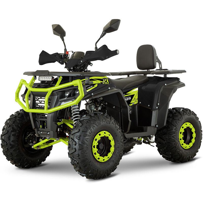 ATV de copii RDB AFP125 off-road benzina motor 4 Timpi 125cc viteza 45 km/h-Negru/Verde