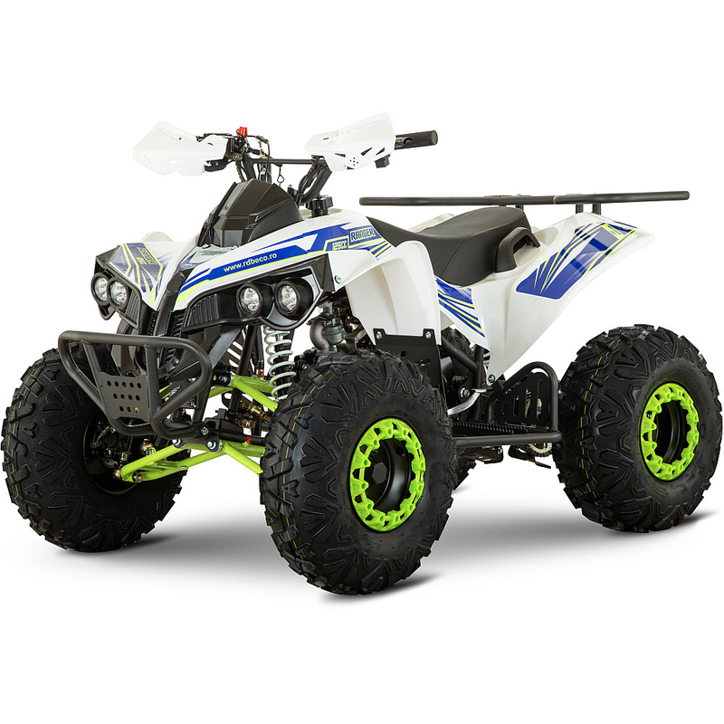 ATV de copii RDB AN125 benzina off-road 125cc 4 Timpi viteza 45 km/h-Alb