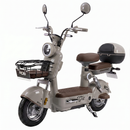 Scuter Electric RDB PARIS+ putere 600W viteza 25 km/h autonomie 40-50 km 48V 20Ah fara permis-Alb