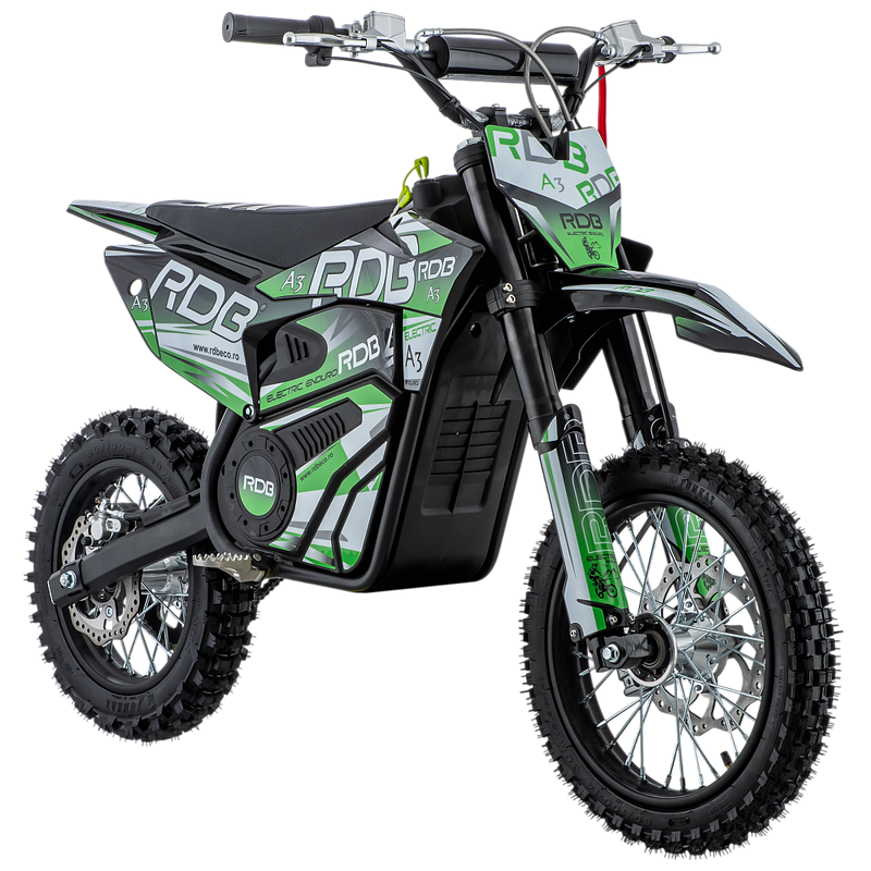 Motocross electric RDB A3D motor 1500W baterie 48V/26Ah roti 14"/12" Euro 3
