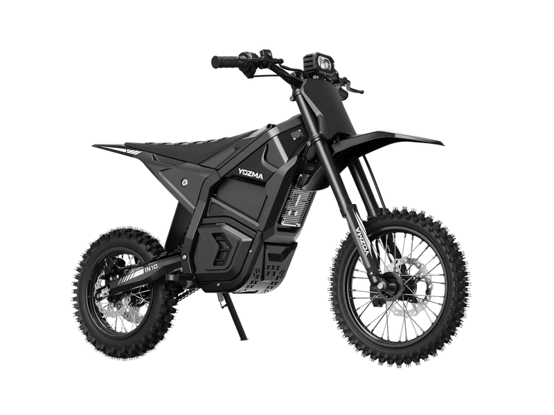 Motocicleta electrica cross Yozma IN 10 Off-Road putere 2600W viteza 60 km/h autonomie 85 km 48 V 23.4 Ah cuplu max. 146 Nm sarcina max. 120 Kg-Negru