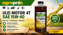 Kit 2x Ulei motor AgroPro SAE 15W40 1L
