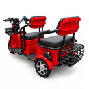 Tricicleta electrica  Rotakt Traveler motor 1200W viteza 25km/h autonomie 47km 72V/20Ah fara permis -Alb