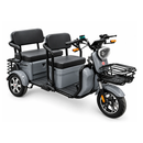 Tricicleta electrica  Rotakt Traveler motor 1200W viteza 25km/h autonomie 47km 72V/20Ah fara permis -Gri