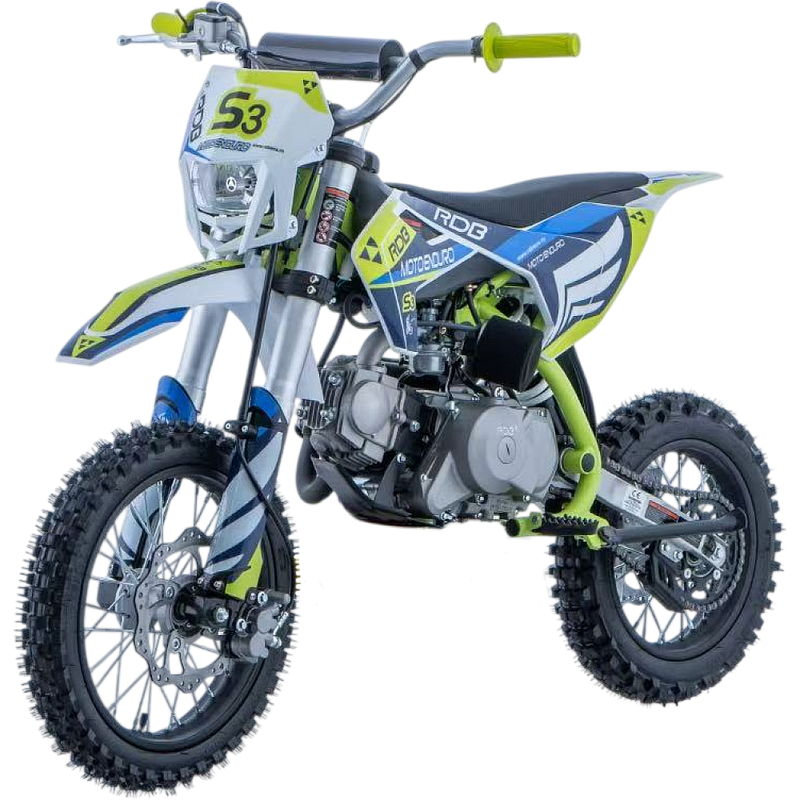 Motocross Off-Road RDB S3 motor benzina 4T 110 cmc viteza 70 km/h-Verde