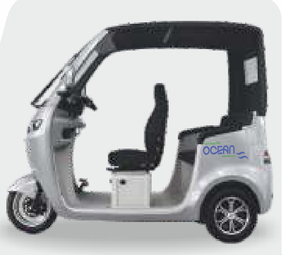 Tricicleta electrica RDB OCEAN motor 2200W viteza 25 km/h autonomie 55 km fara permis