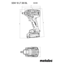 Masina de insurubat cu impact pe acumulator METABO SSW 18 LT 300 BL (valiza plastic)